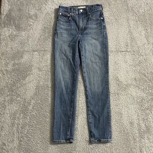 Madewell Jeans Womens Size 23 The Perfect Vintage Jean‎ Straight Leg Blue Denim